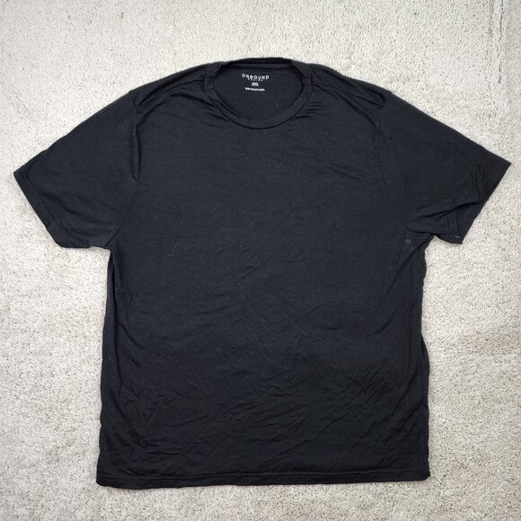 Unbound Merino Wool Shirt Mens XXL 2XL Fits XL Base Black  Has Holes See Photos - Picture 1 of 12